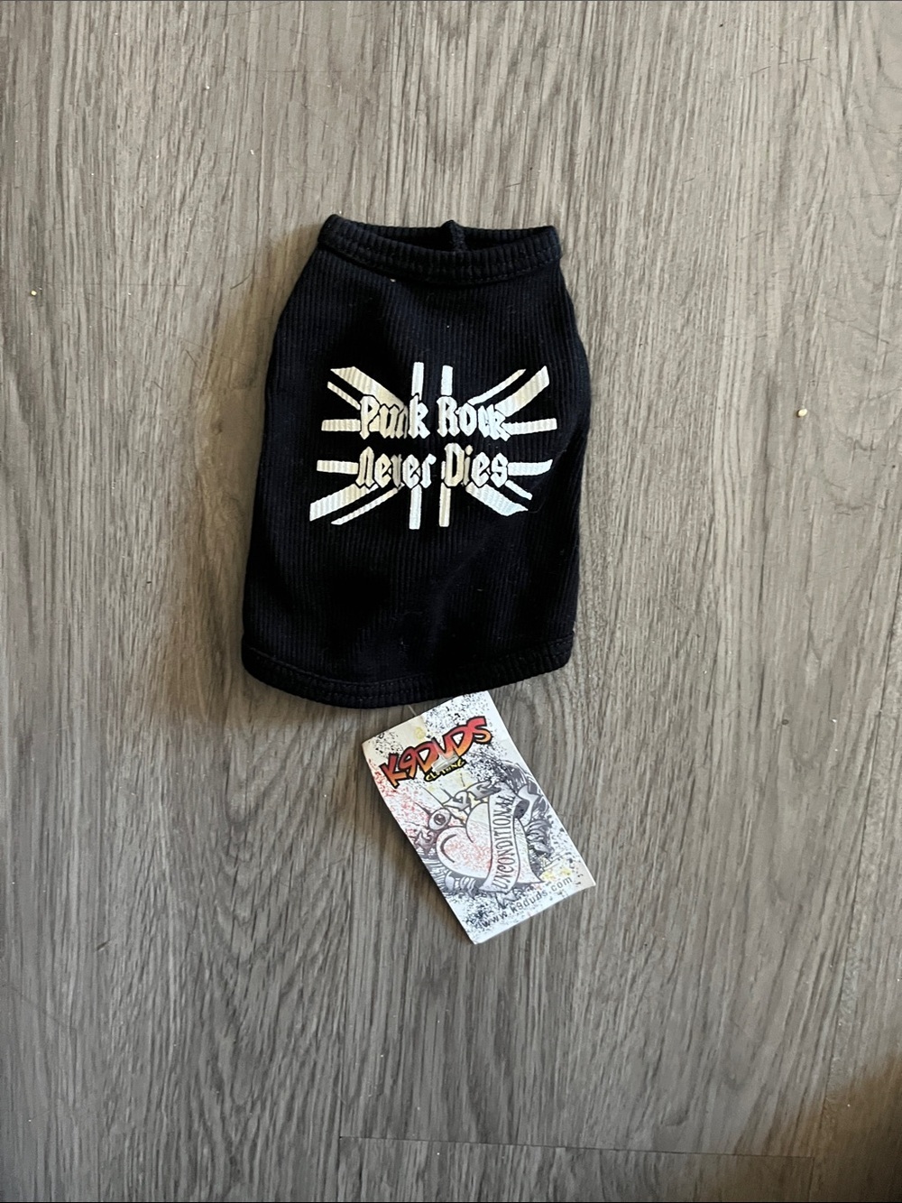 Dog Black 'Punk Rock Never Dies' Graphic Bottom